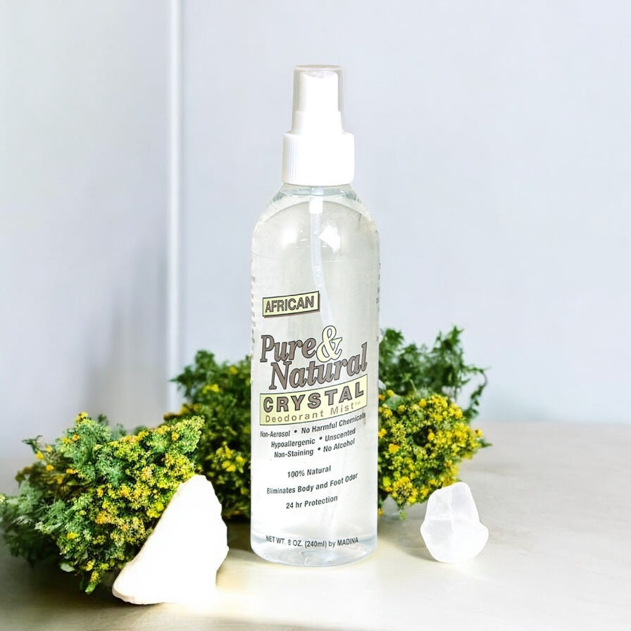 African Pure & Natural Crystal Spray Deordorant